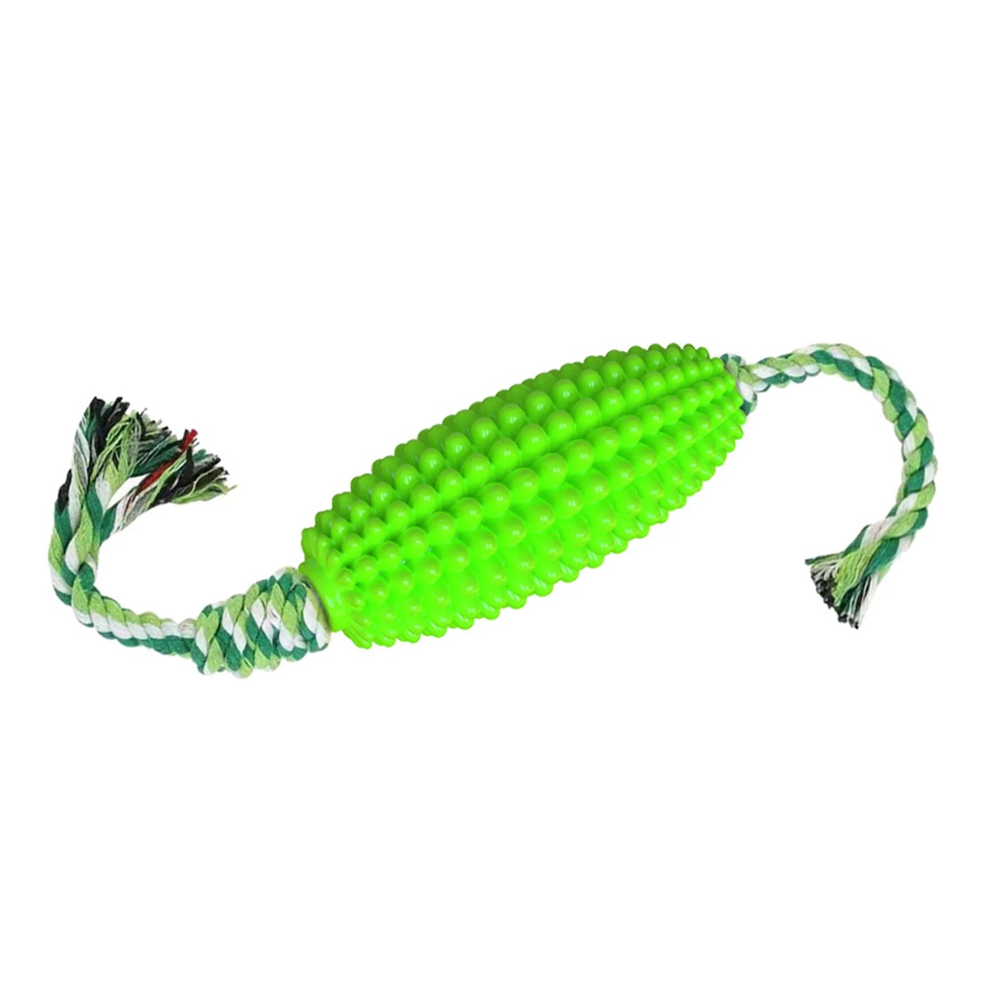 Interactive Dog Toy Set with Durable Chew Rope Toys and Cute Corn-shaped Teething Toy for Puppies - Pet Chew Toys for Hours of
