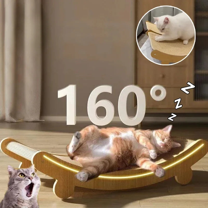 Cat Scratching Pads Cat Scratch Board Detachable Wear-resistant Multifuction Cats Sleeping Bed Kitten Grinding Cat Toys Cat bowl