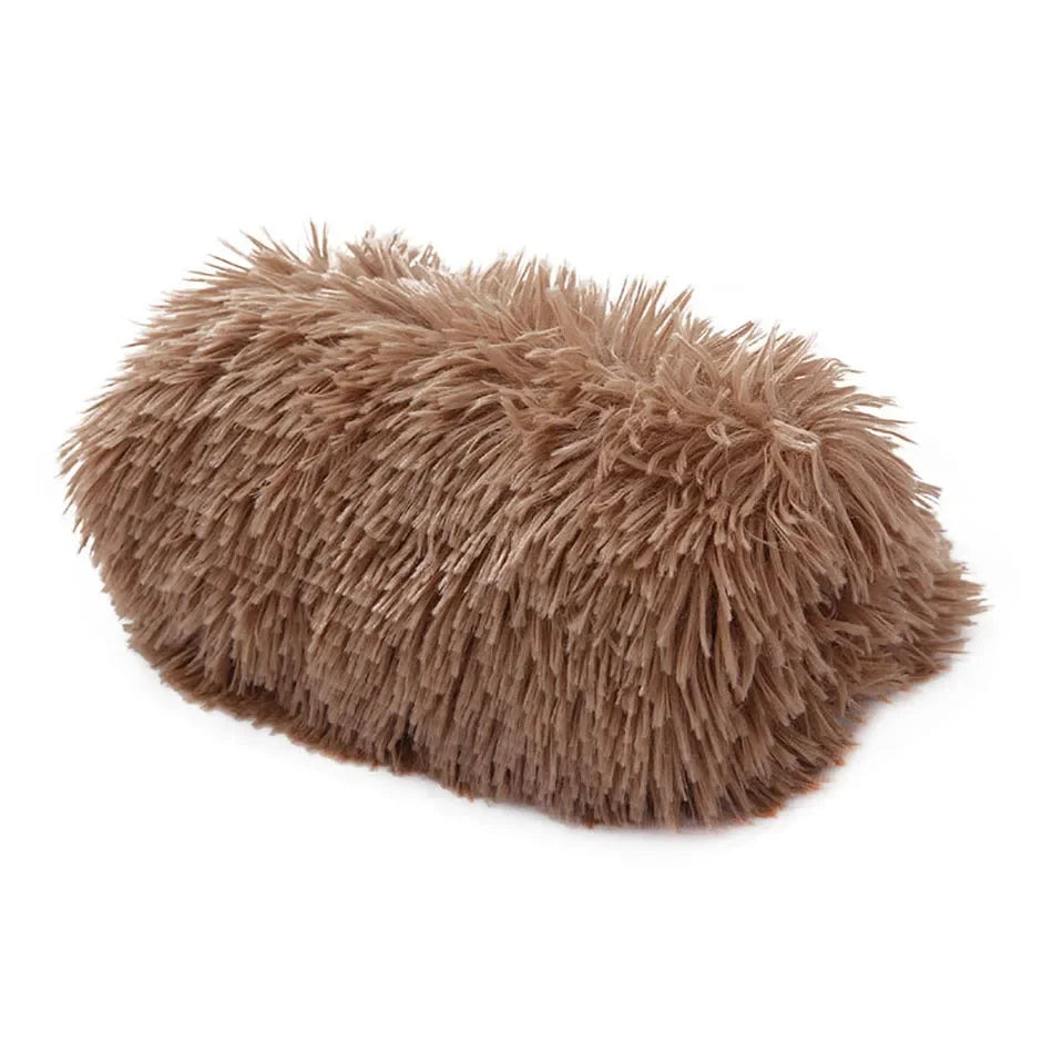 Dog Bed Mat Pet Cat Plush Soft Warm Cushion Pet Washable Candy Colored Blanket Kennel Puppy Pet Cat Dog Supplies Suit For Winter