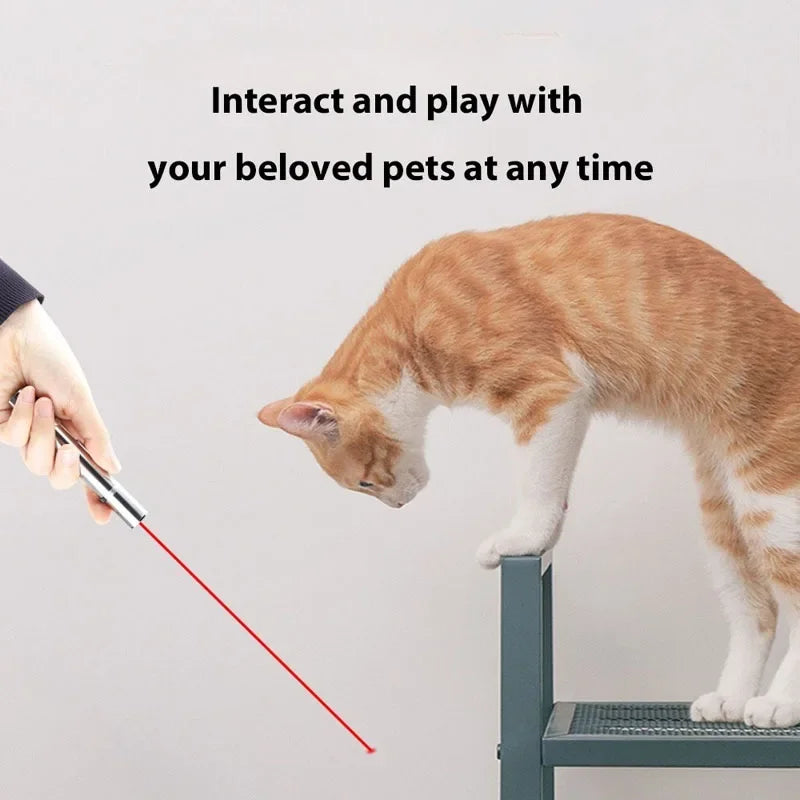 USB charging laser cat teaser stick multi-pattern purple light cat toy pet supplies toy cat teaser pen