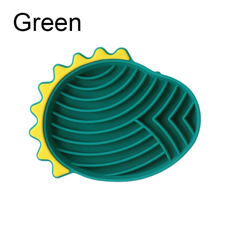Pet supplies Slow Food Bowl Anti-Knockover Anti-Slip Dog Bathing Distraction Silicone Dog Sucker Food Training Feeder Supplies
