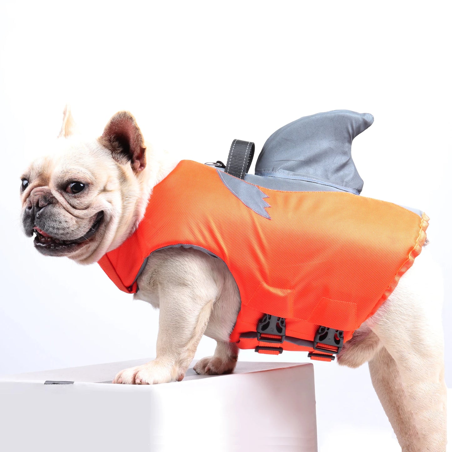 Dog Life Jacket High Buoyancy Dog Safety Vest with Rescue Handle for Small Medium Large Dogs Reflective Swim Vest