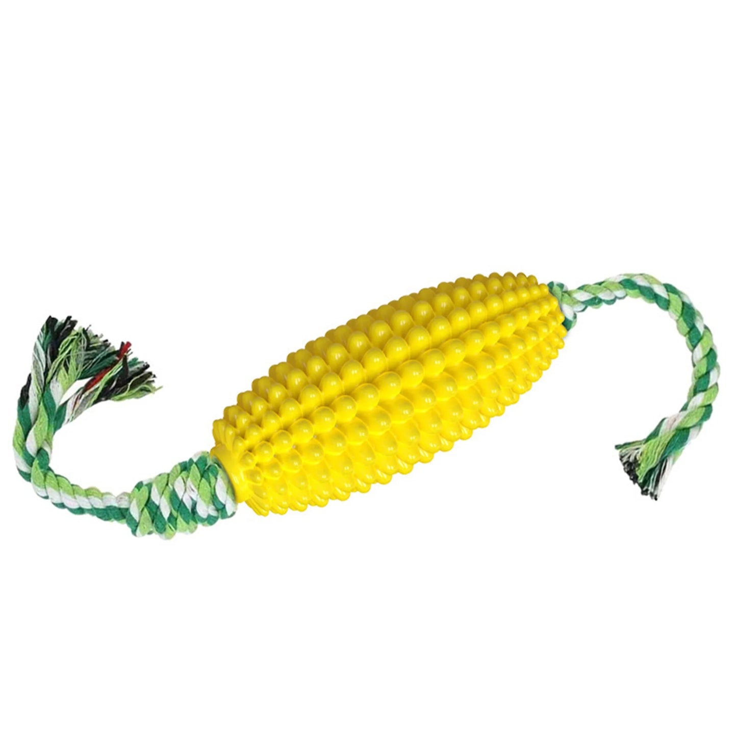 Interactive Dog Toy Set with Durable Chew Rope Toys and Cute Corn-shaped Teething Toy for Puppies - Pet Chew Toys for Hours of