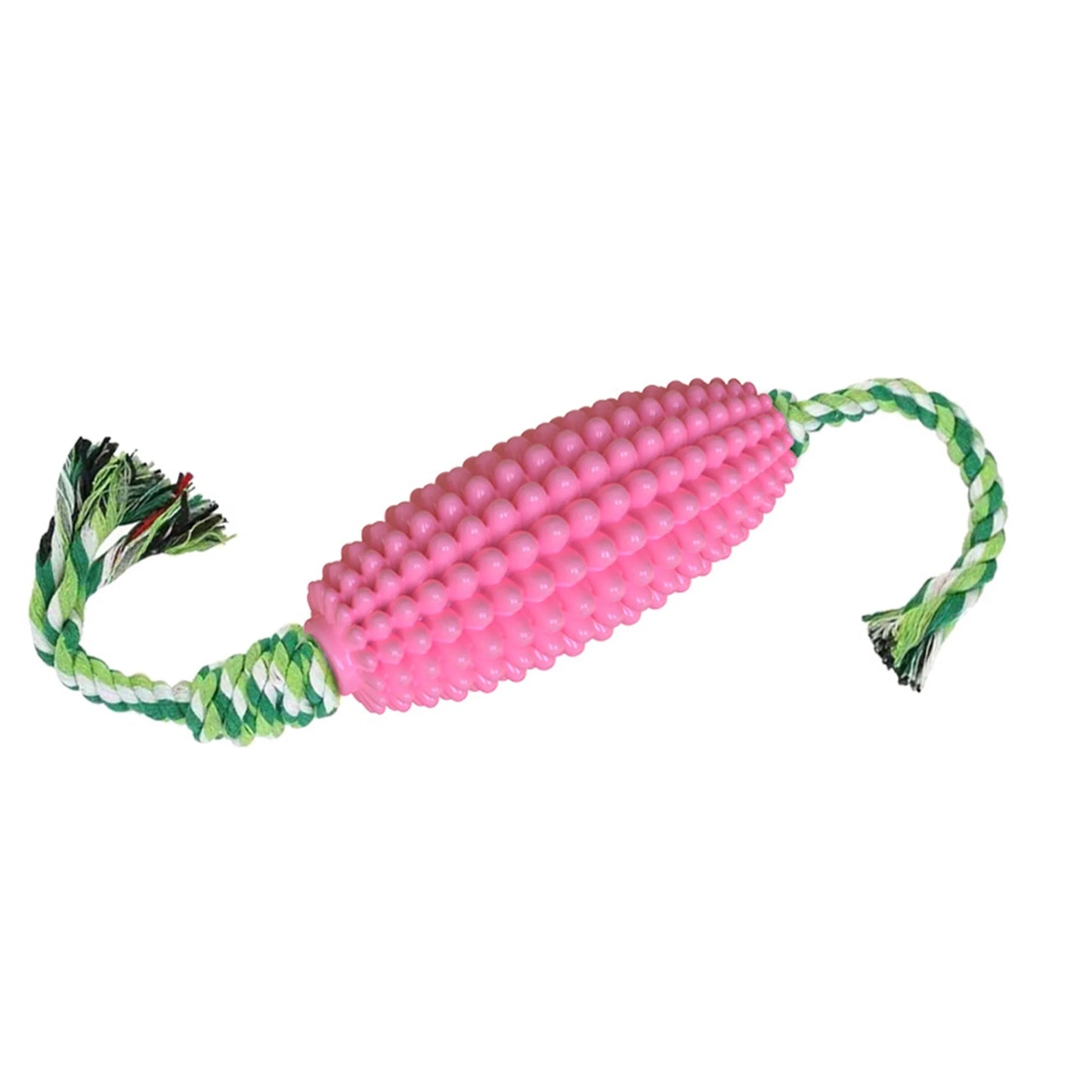 Interactive Dog Toy Set with Durable Chew Rope Toys and Cute Corn-shaped Teething Toy for Puppies - Pet Chew Toys for Hours of