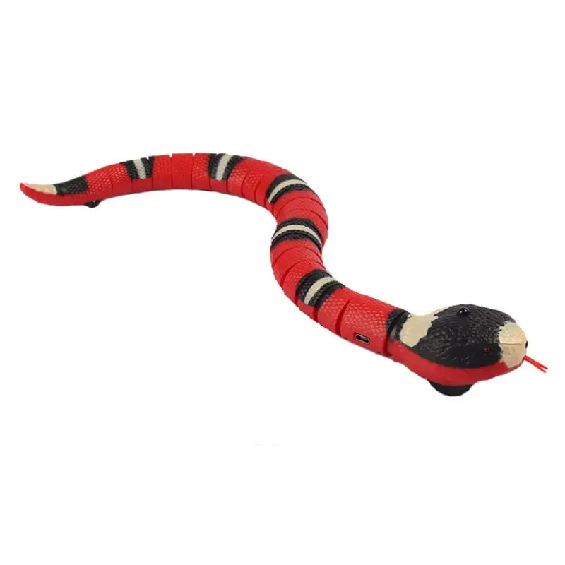 Smart Sensing Snake Interactive Cat Toys Automatic Cats Toys USB Charging Accessories Kitten Toy For Pet Dogs Toy