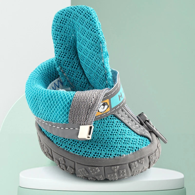 Pet Dog Shoes Non-Slip Warm, Thick Sole Plush Lined Booties, Breathable Paw Protection for Walking Climbing