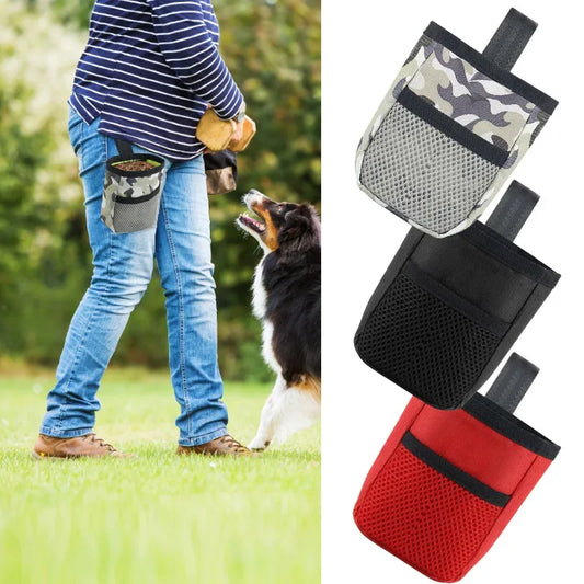 Pet Dog Puppy Training Treat Snack Bait Pet Feed Pocket Pouch Obedience Agility Pouch Food Bag Pocket Snack Reward Waist Bag