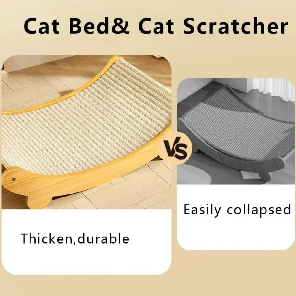 Cat Scratching Pads Cat Scratch Board Detachable Wear-resistant Multifuction Cats Sleeping Bed Kitten Grinding Cat Toys Cat bowl
