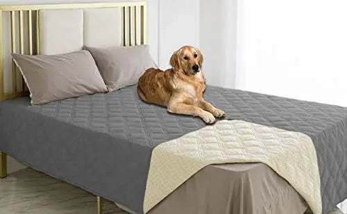 Waterproof Dog Bed Cover with Anti-Slip Back for Furniture Protection, Pet Blanket