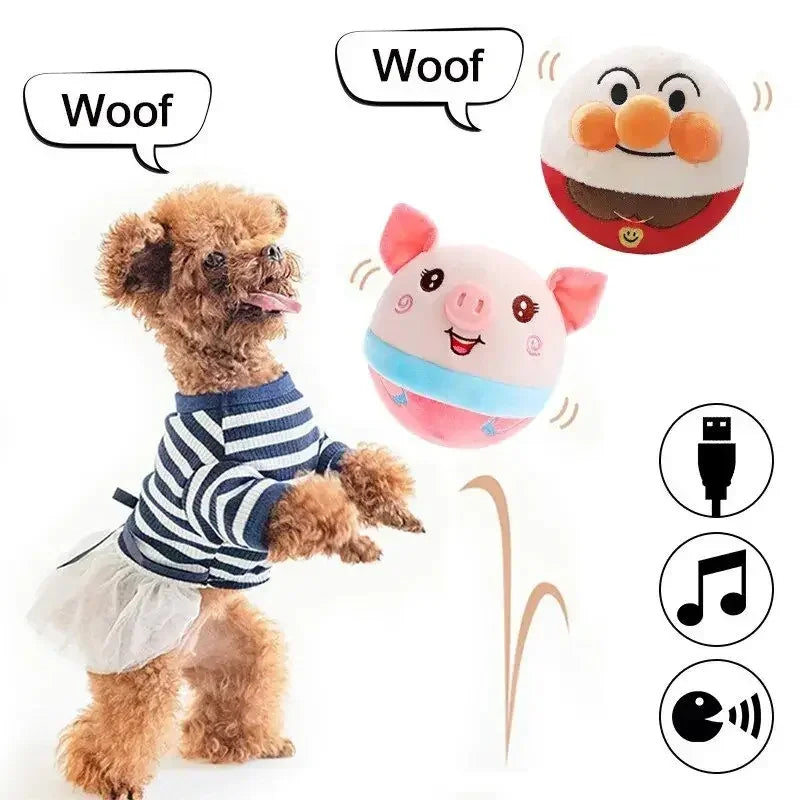 Pet Smart Cat Toy Electric Automatic Plush Bouncing Toys Interactive Toys Self-moving Kitten Toys for Indoor Playing Bugs Mouse