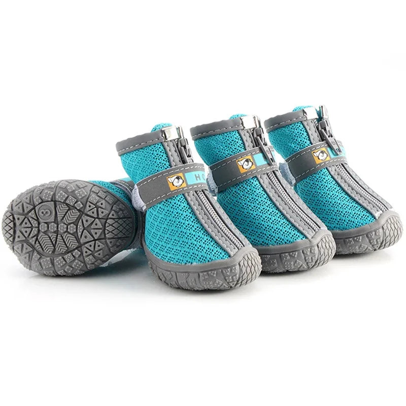 Pet Dog Shoes Non-Slip Warm, Thick Sole Plush Lined Booties, Breathable Paw Protection for Walking Climbing