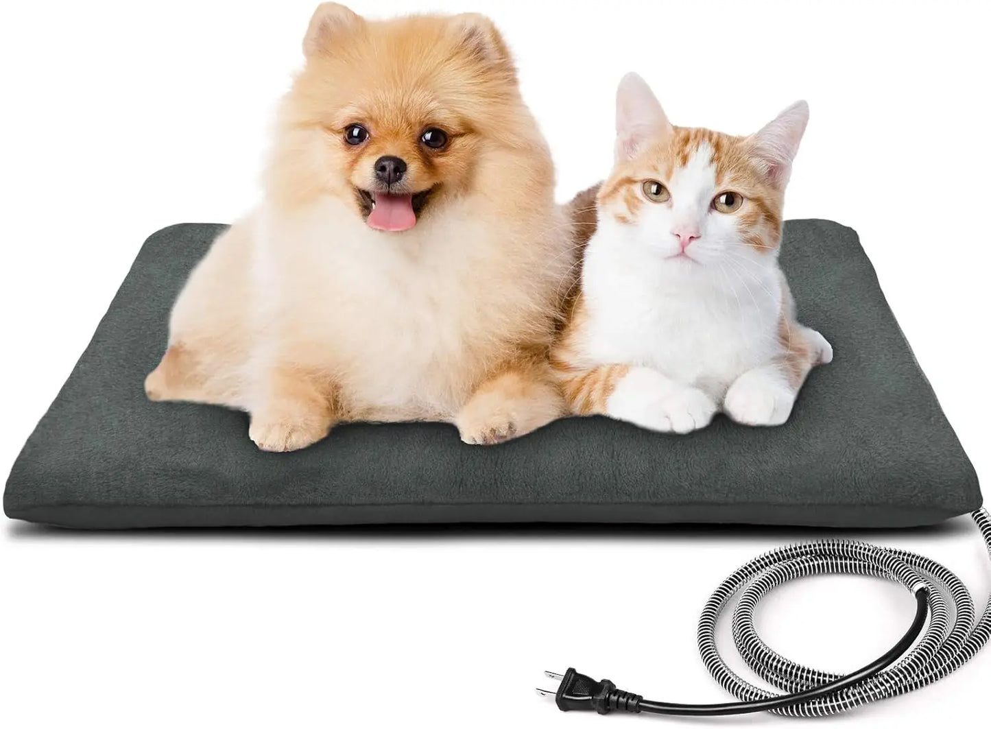 Waterproof Heated Pet Bed with Auto Temperature Control, Soft Electric Blanket for Dogs and Cats in Outdoor Houses