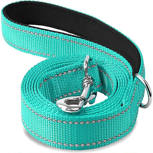Night Reflection Dog Pet Towing Rope 1.2/1.5/1.8m Guard Rope Pet Walking Training Leash Cats Dogs Harness Collar Lead Strap