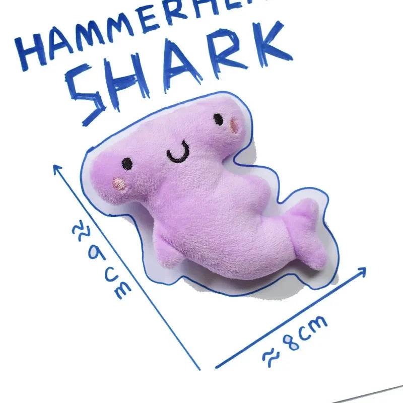 Ocean Cute Mini Adorable Ins Dog Toys Pet Plush Sound Toys Shark Crab Turtle Whale