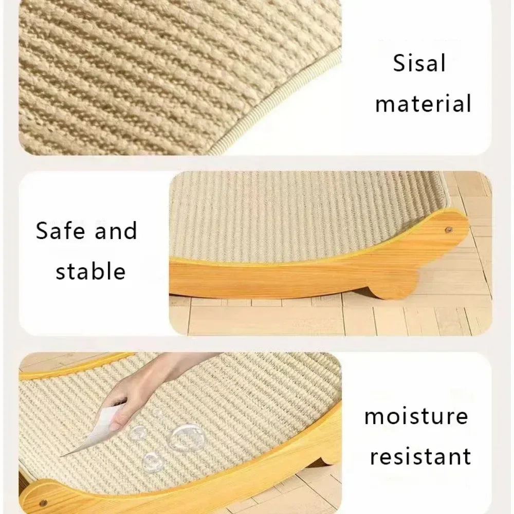 Cat Scratching Pads Cat Scratch Board Detachable Wear-resistant Multifuction Cats Sleeping Bed Kitten Grinding Cat Toys Cat bowl