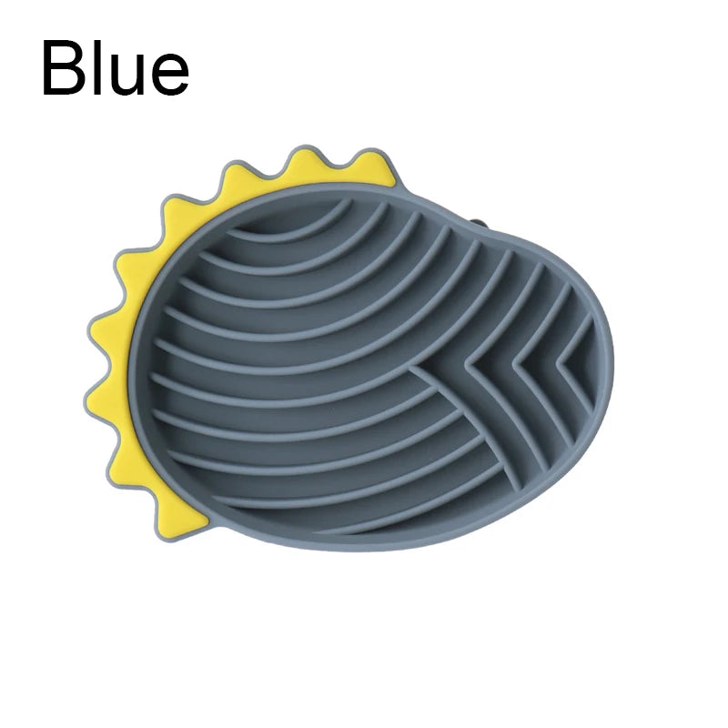 Pet supplies Slow Food Bowl Anti-Knockover Anti-Slip Dog Bathing Distraction Silicone Dog Sucker Food Training Feeder Supplies