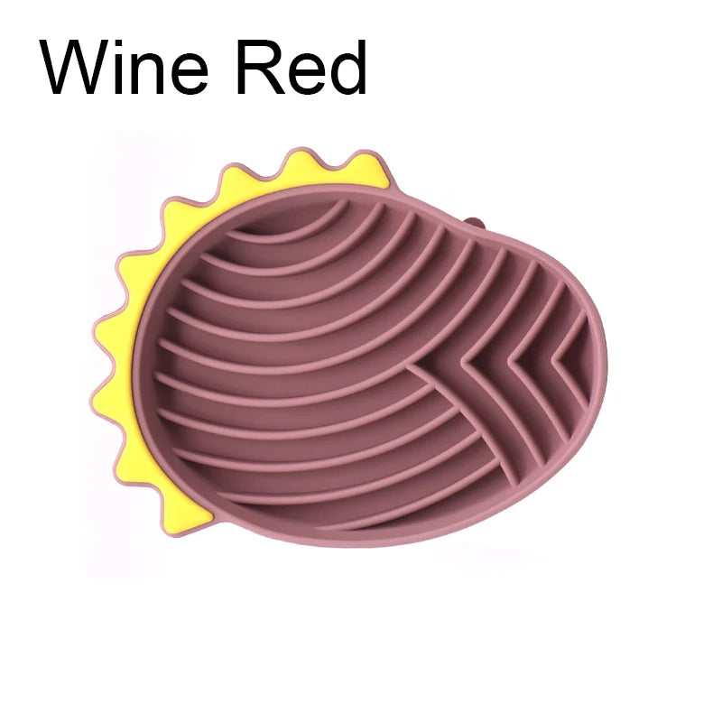 Pet supplies Slow Food Bowl Anti-Knockover Anti-Slip Dog Bathing Distraction Silicone Dog Sucker Food Training Feeder Supplies
