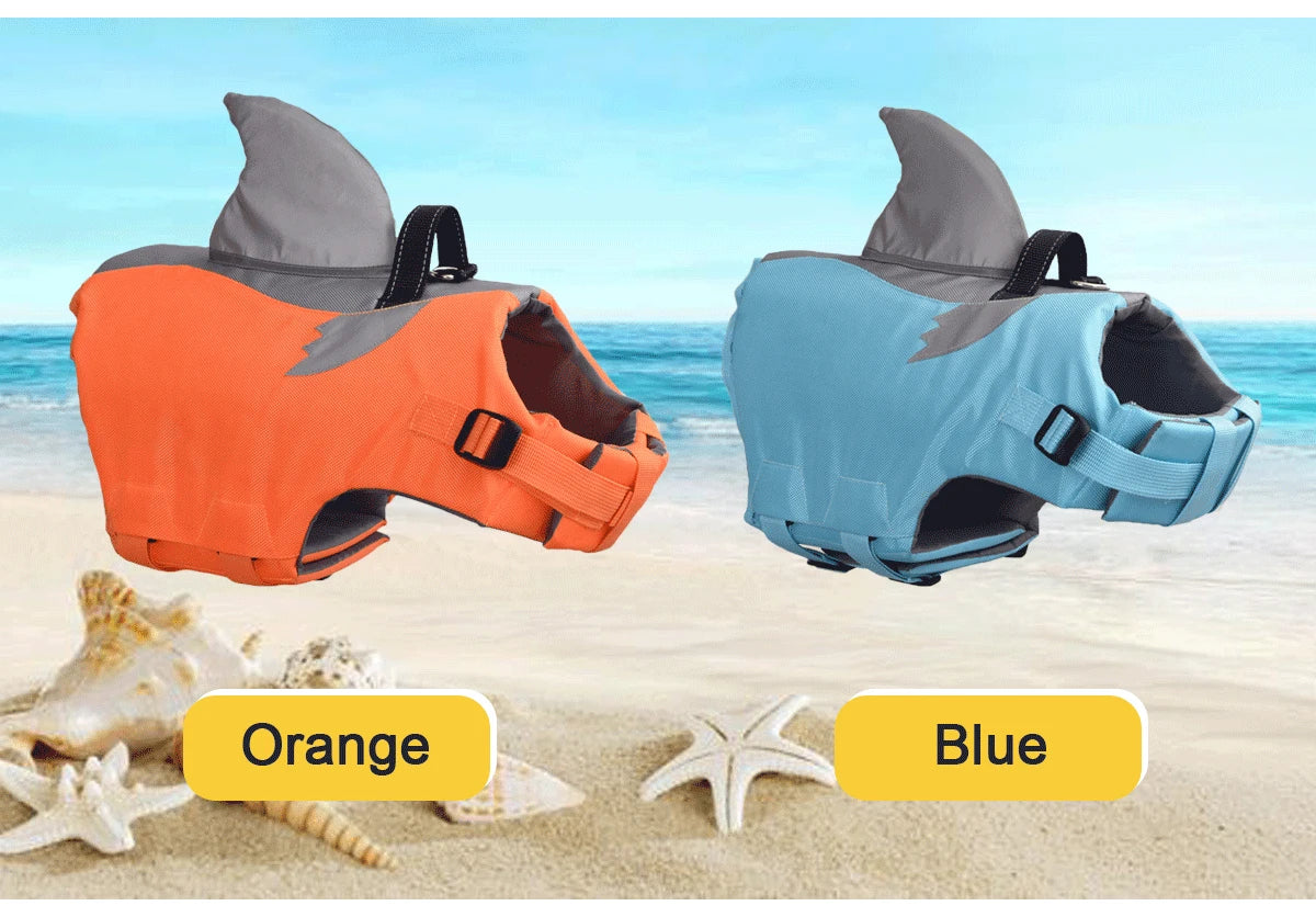 Dog Life Jacket High Buoyancy Dog Safety Vest with Rescue Handle for Small Medium Large Dogs Reflective Swim Vest