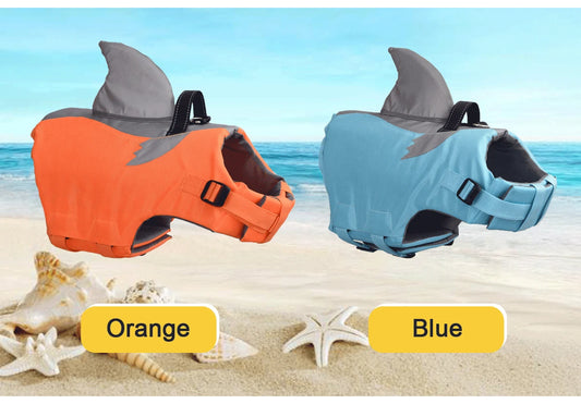 Dog Life Jacket High Buoyancy Dog Safety Vest with Rescue Handle for Small Medium Large Dogs Reflective Swim Vest