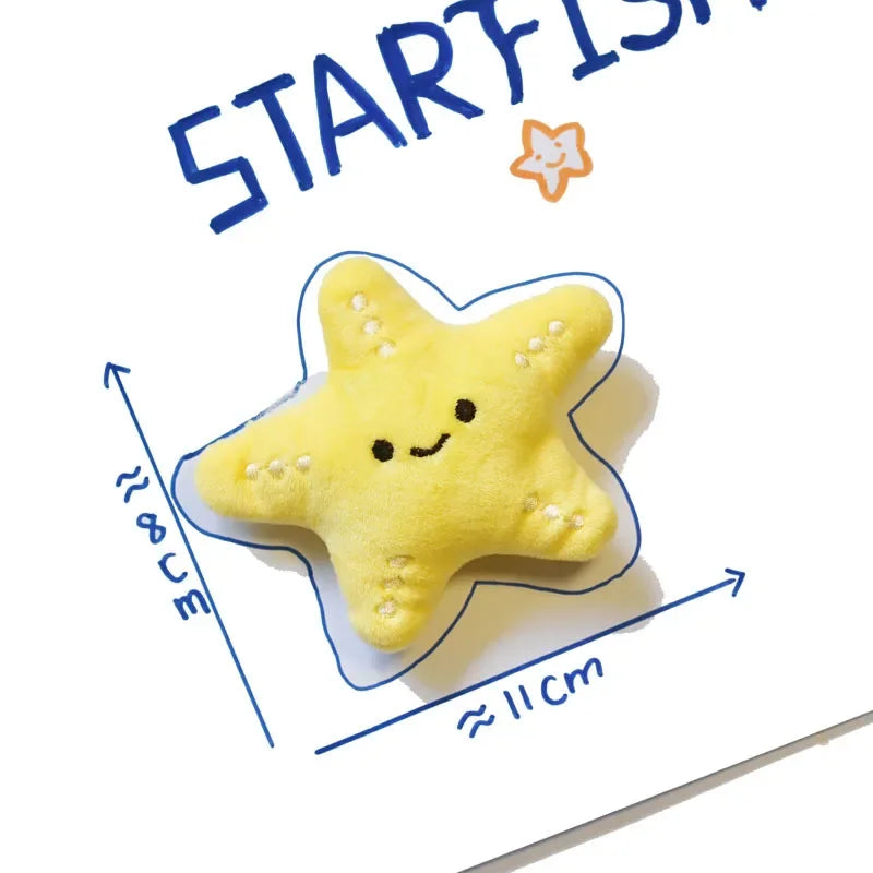 Ocean Cute Mini Adorable Ins Dog Toys Pet Plush Sound Toys Shark Crab Turtle Whale